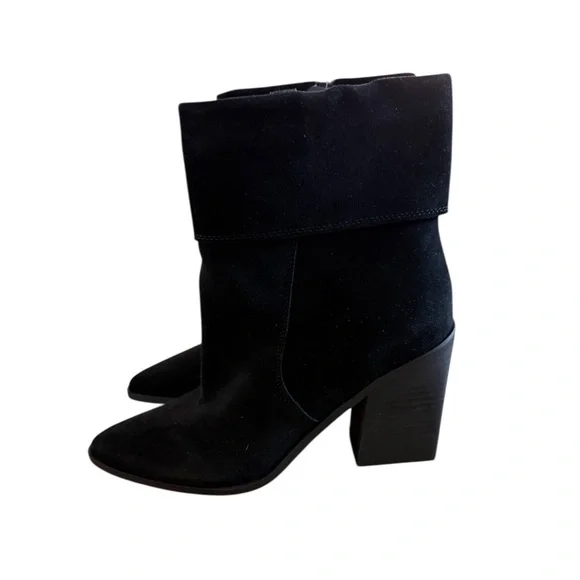 Blondo Sidnee Waterproof Black Suede Booties – Sz 8M